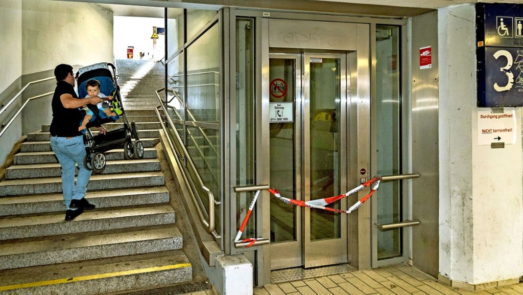 Kaputte Aufzüge im Kreis Ludwigsburg: Mit einer Petition gegen den Dauer-Defekt