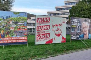 So schlagen sich die OB-Kandidaten in Heidelberg