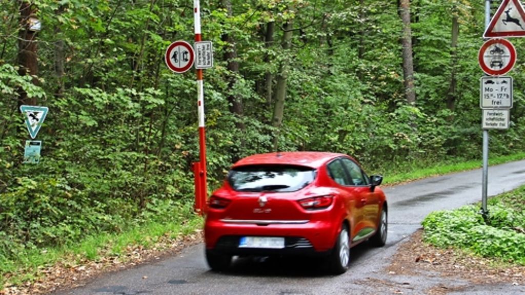 Naturschutzgebiet in Stuttgart-Weilimdorf: Pendler sollen nicht durch den Greutterwald fahren