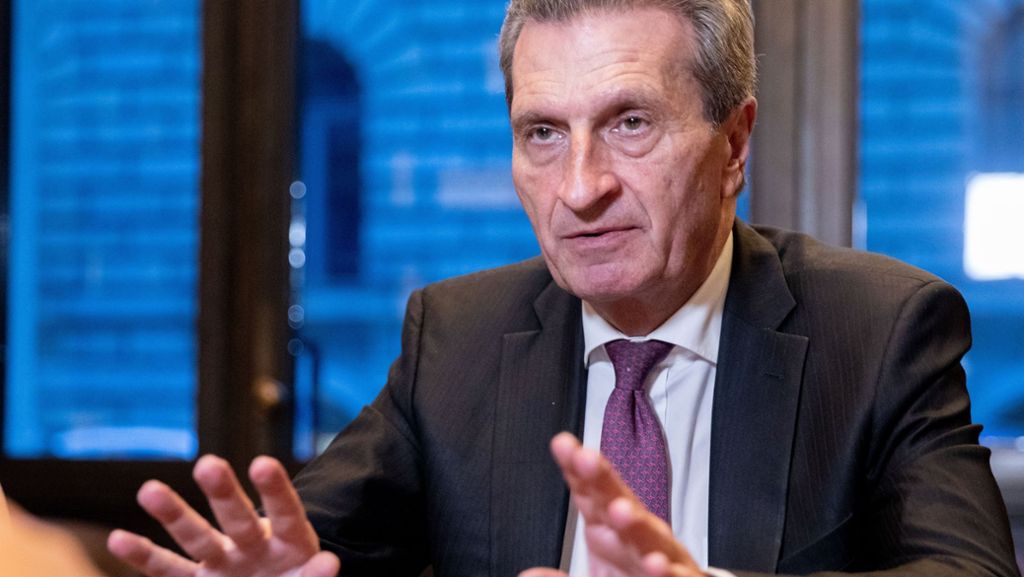 Günther Oettinger kritisiert die Bundesregierung: „Vom Aufbruch für Europa  ist nichts zu spüren“