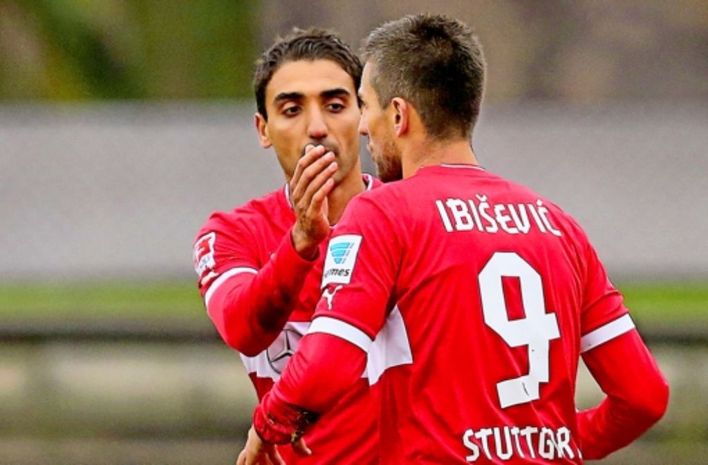 Das neue VfB-Stürmerpaar: Mohammed Abdellaoue (links) und Vedad Ibisevic. Stationen von Mohammed Abdellaoues Karriere sehen Sie in unserer Bildergalerie.