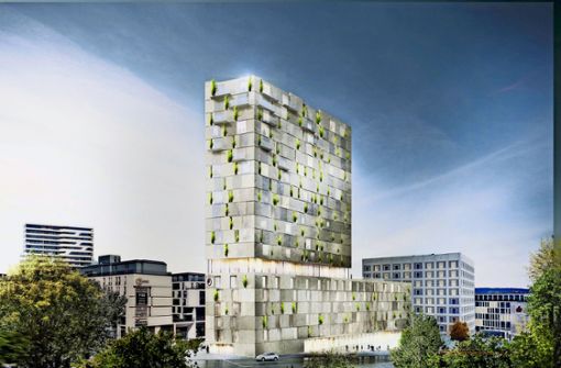 Der   Wettbewerbsentwurf  gilt als  erledigt, ein neues Arbeitsmodell liegt für das Projekt an der Heilbronner Straße vor. Foto: RKW Architektur +
