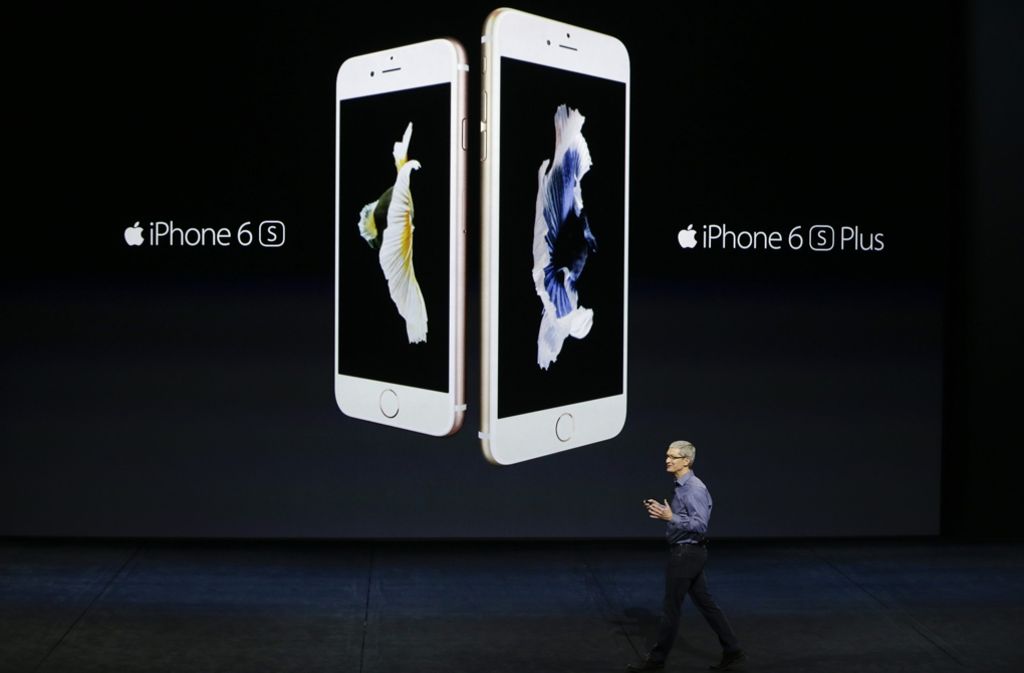 Die neuesten Apple-Modelle: Das IPhone 6s Plus.