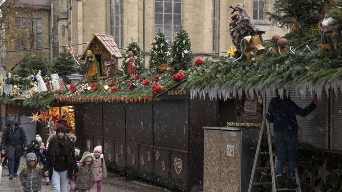 Stuttgarter Weihnachtsmarkt: Der Budenzauber beginnt
