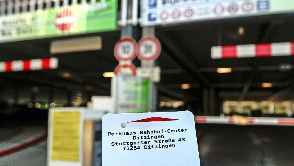Park-and-Ride kostet nun  in Ditzingen: Pendler werden  zur Kasse gebeten