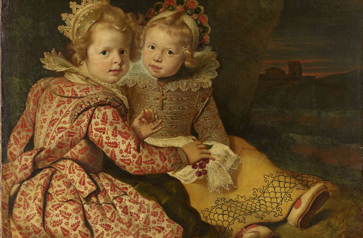 Teilen lernen: Cornelis de Vos hat 1921/1622 seine Kinder Magdalena und Jan Baptist de Vos gemalt.