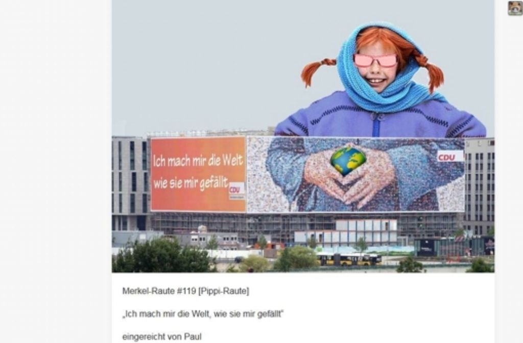 Der Tumblr-Blog Merkelraute versammelt die witzigsten Bilder rund um Merkels berühmte Dreieckshände.