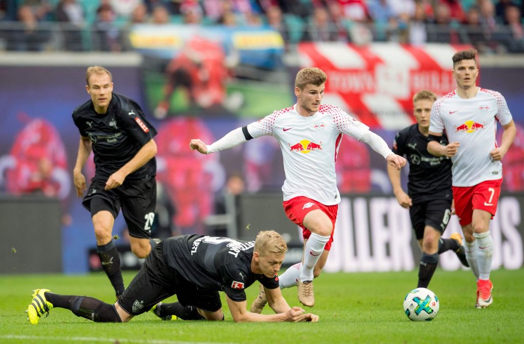 RB-Leipzig-Spieler Timo Werner konnte gegen seinen Ex-Club nicht glänzen.