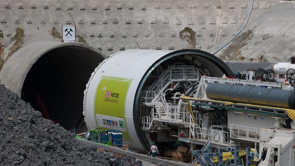 Stuttgart 21: Bahn beendet Vortrieb für den Fildertunnel