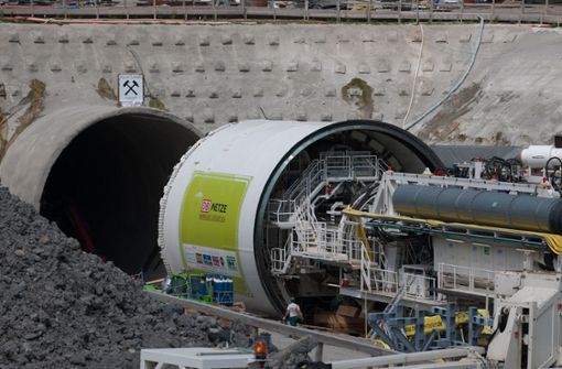 Im Juli 2014 hat die Bahn mit dem Vortrieb des Fildertunnels mit einer Bohrmaschine begonnen. Foto: DB/Arnim Kilgus