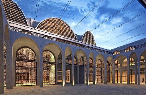 So soll die neue Moschee in Feuerbach aussehen. Foto: Computerdarstellungen: SL Rasch