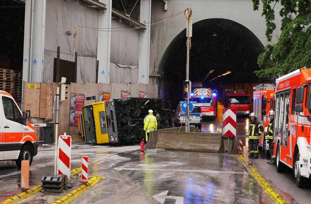 Am Wagenburgtunnel ist es zu einem Unfall gekommen.