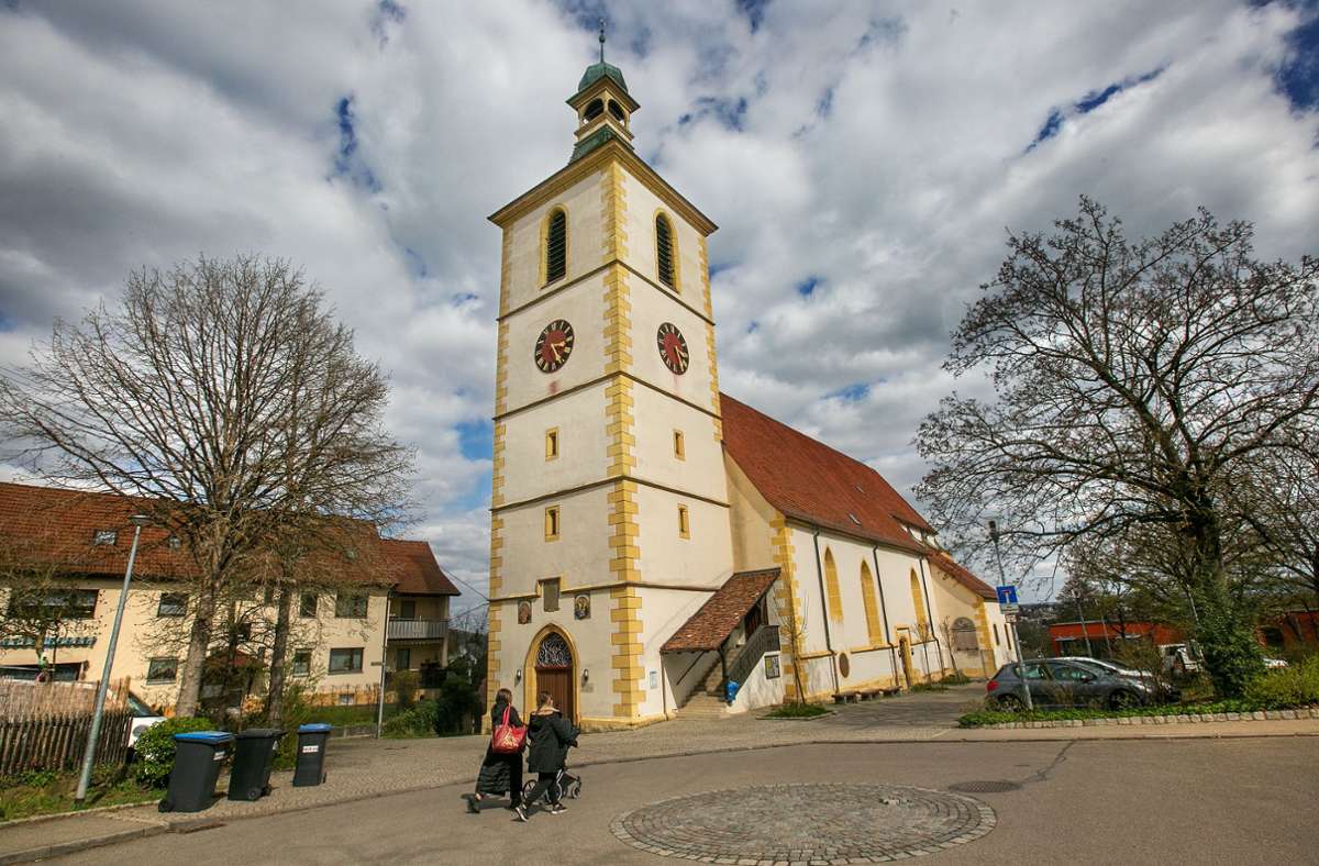 Die Peter- und Paulskirche ist das Wahrzeichen der Gemeinde Köngen.