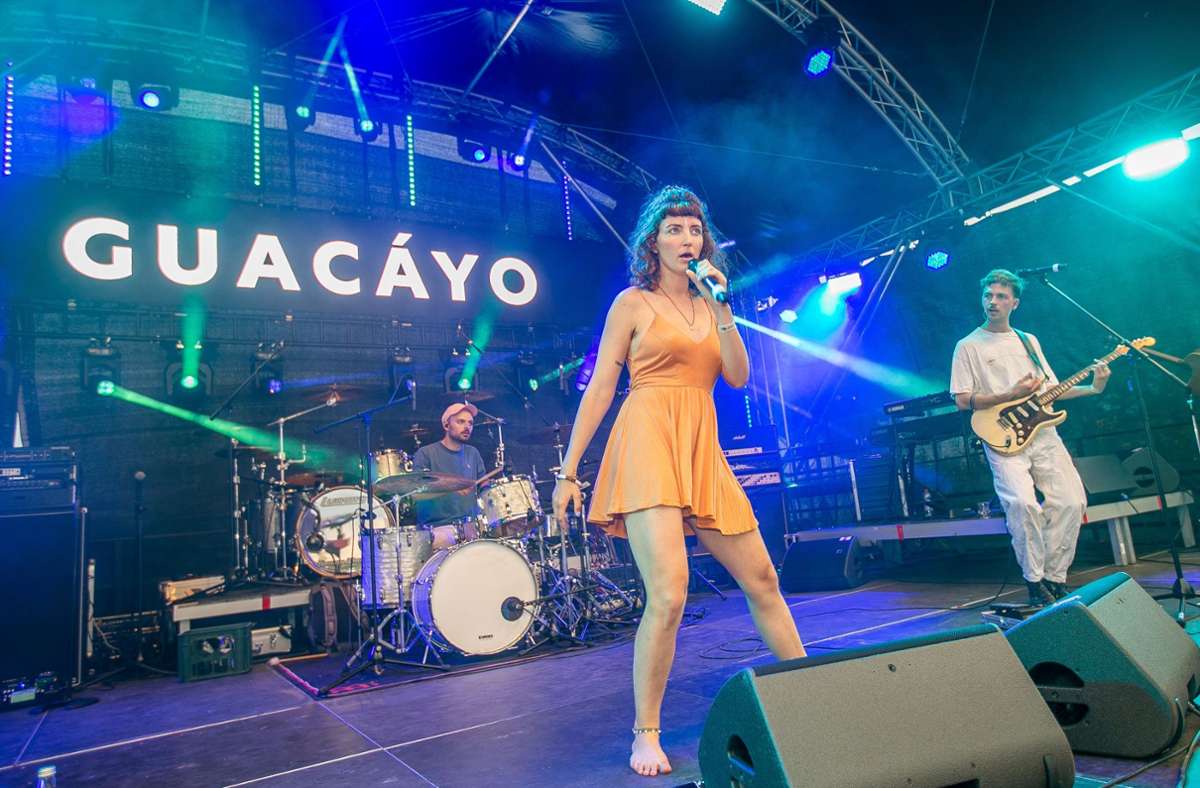Die Band Guacáyo aus Hamburg eröffnet als erste Band am Donnerstag das Festival.