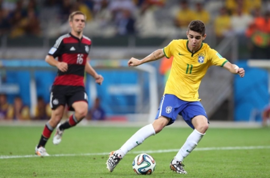 Brasilien bleibt nur der Ehrentreffer durch Oscar.