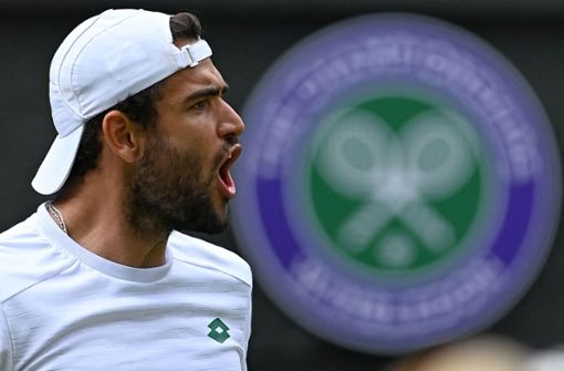 Matteo Berrettini kann in Wimbledon nicht an den Start gehen. Foto: AFP/GLYN KIRK