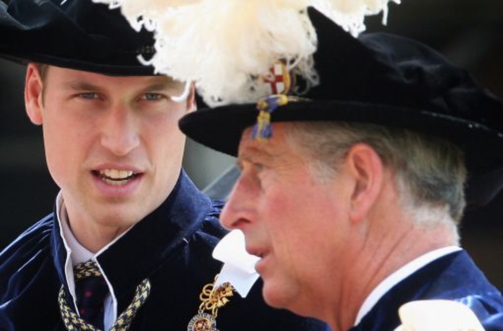 59 Prozent der Briten sind laut einer neuen Umfrage inzwischen dafür, dass William - und nicht sein Vater Charles - Queen Elizabeth II. auf dem Thron beerben soll.