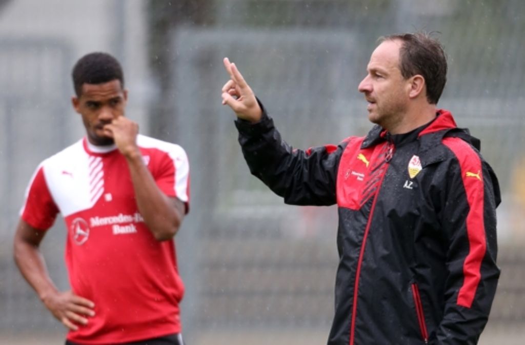 VfB-Stuttgart-Trainer Alexander Zorniger warnt Didavi vor einem Wechsel zu einem größeren Verein.