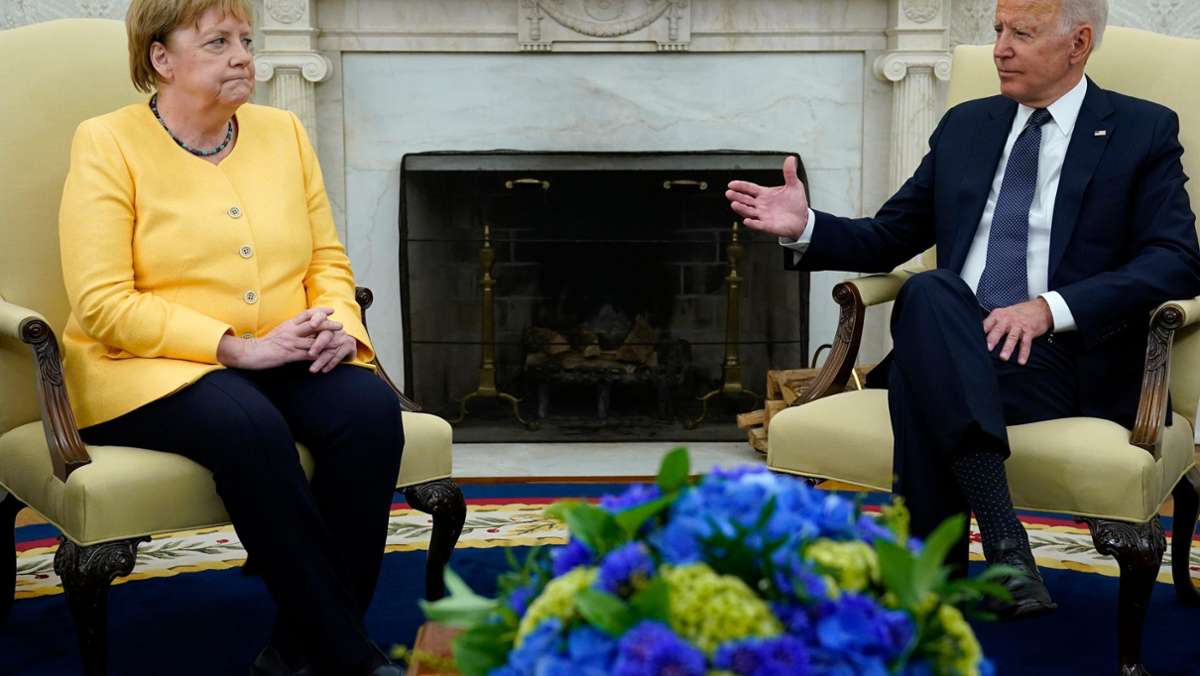 USA und Nord Stream 2: Merkel trifft Biden  zum Abschiedsbesuch