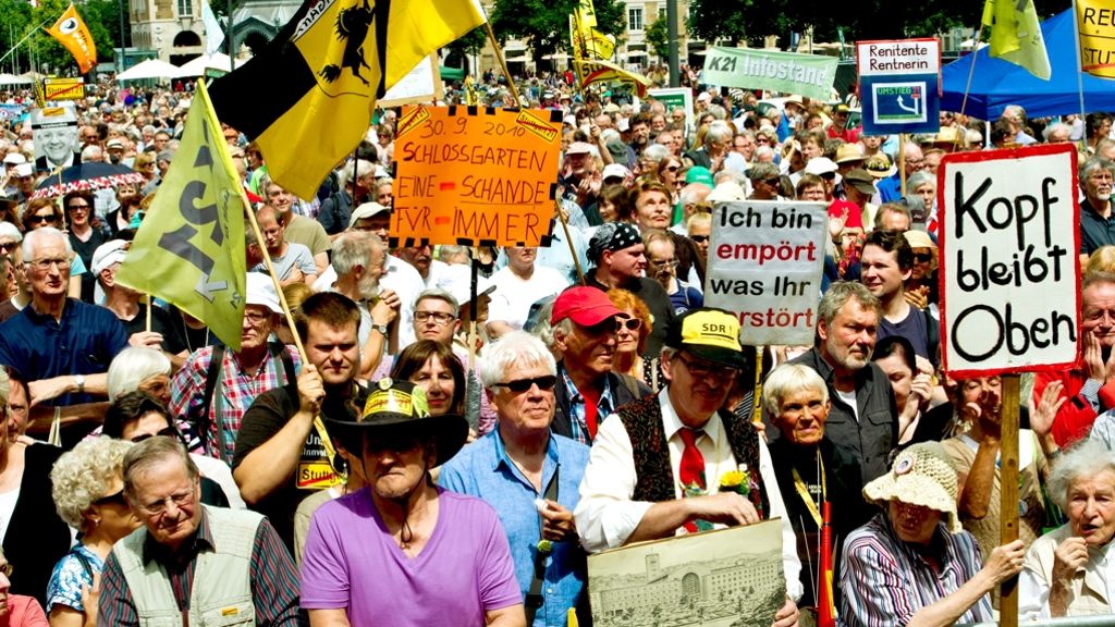 Demonstrationen in Stuttgart: Seit S 21 bleibt Zahl der Demos gleich