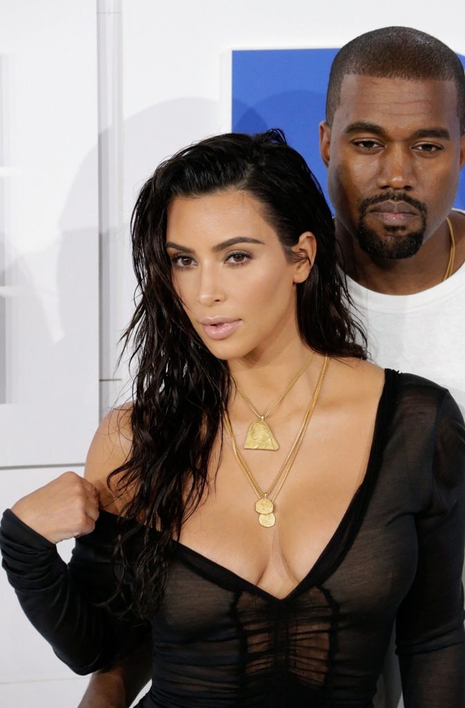 Kim Kardashian und Kanye West bei den MTV Music Awards.