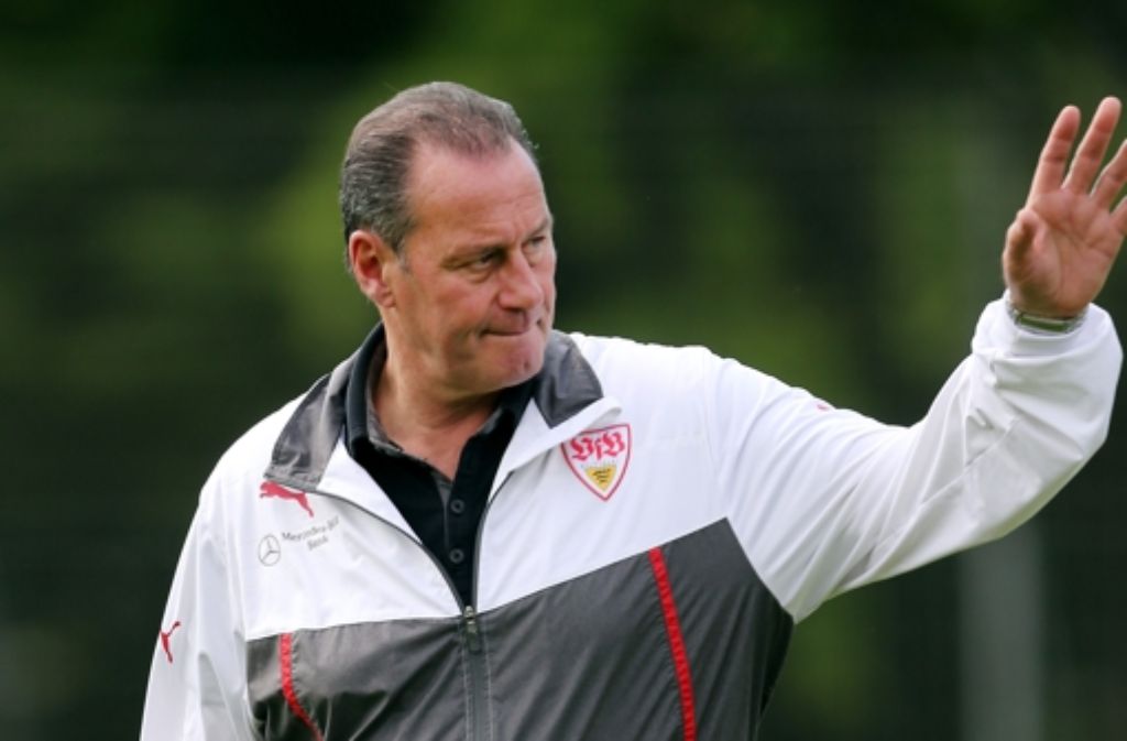 Schon am Dienstagmittag wird Huub Stevens das VfB-Training leiten.