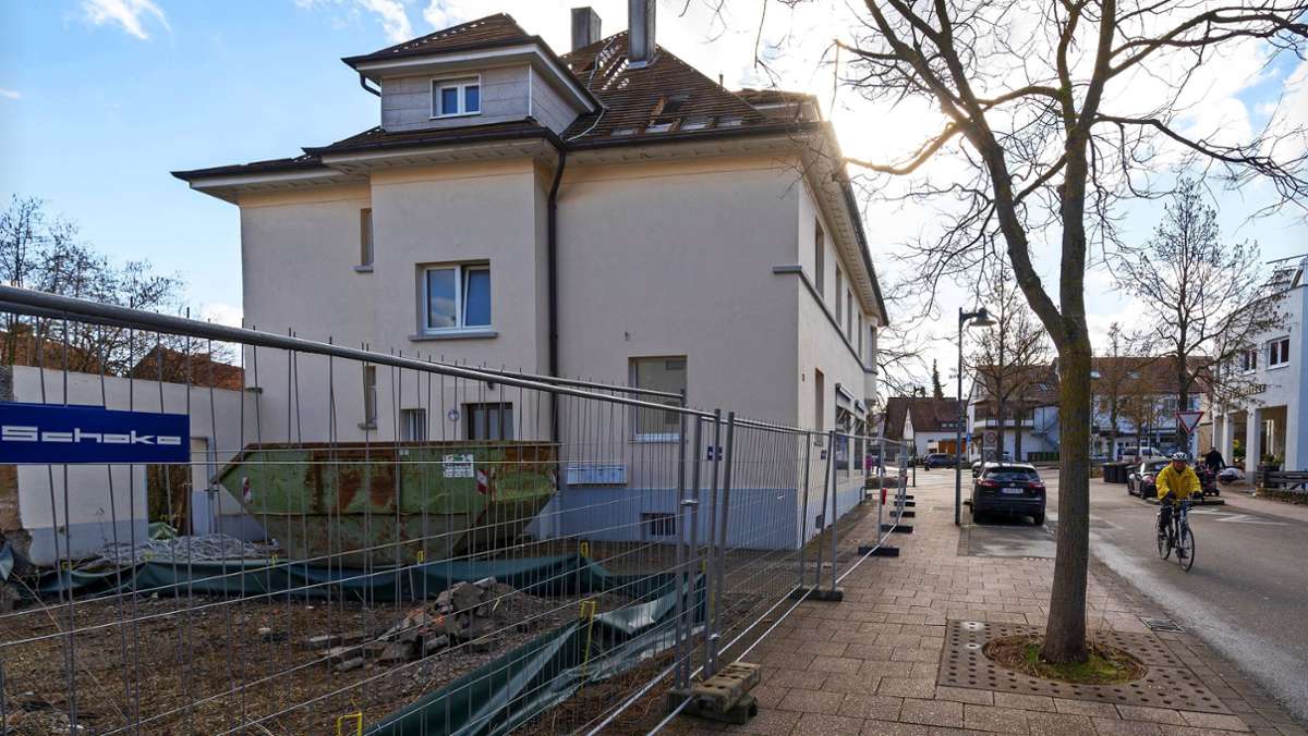 Neubau in Korntal: Fast 100 Jahre altes Haus verschwindet