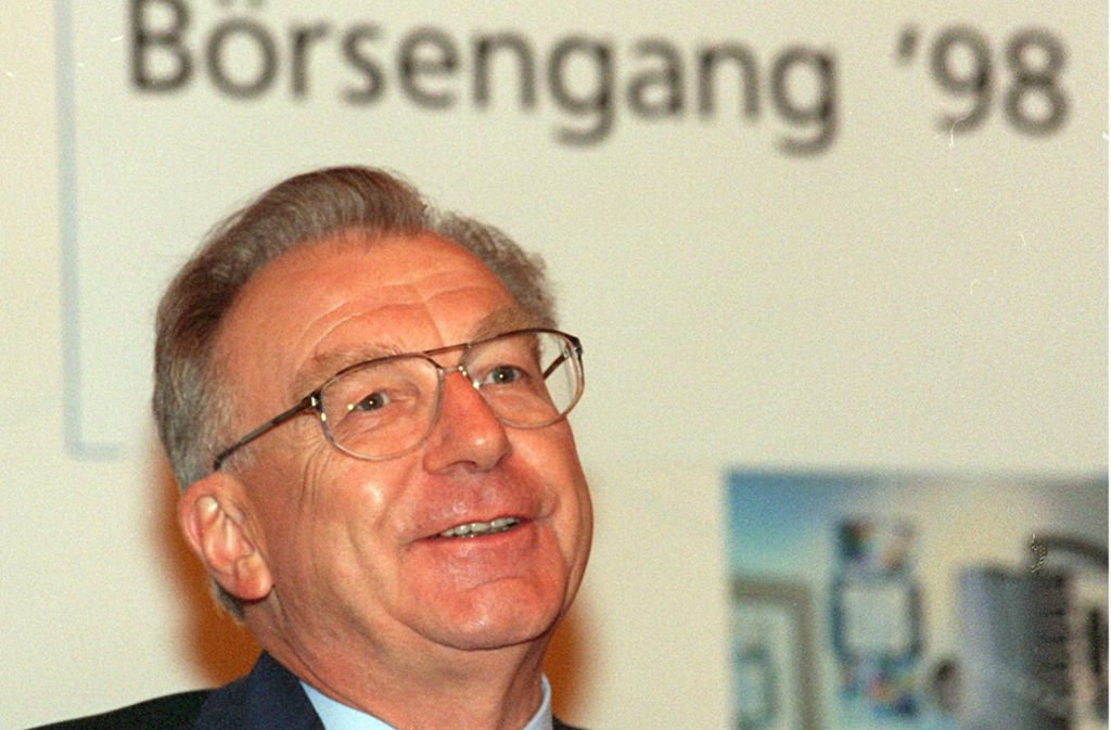 Später machte sich Lothar Späth einen Namen als Chef der Firma Jenoptik.