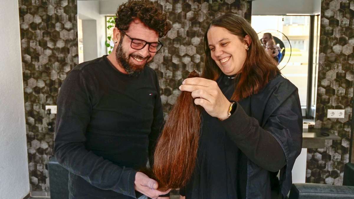 Aktion in Kornwestheim: Haare  fünf Jahre wachsen lassen – für einen guten Zweck