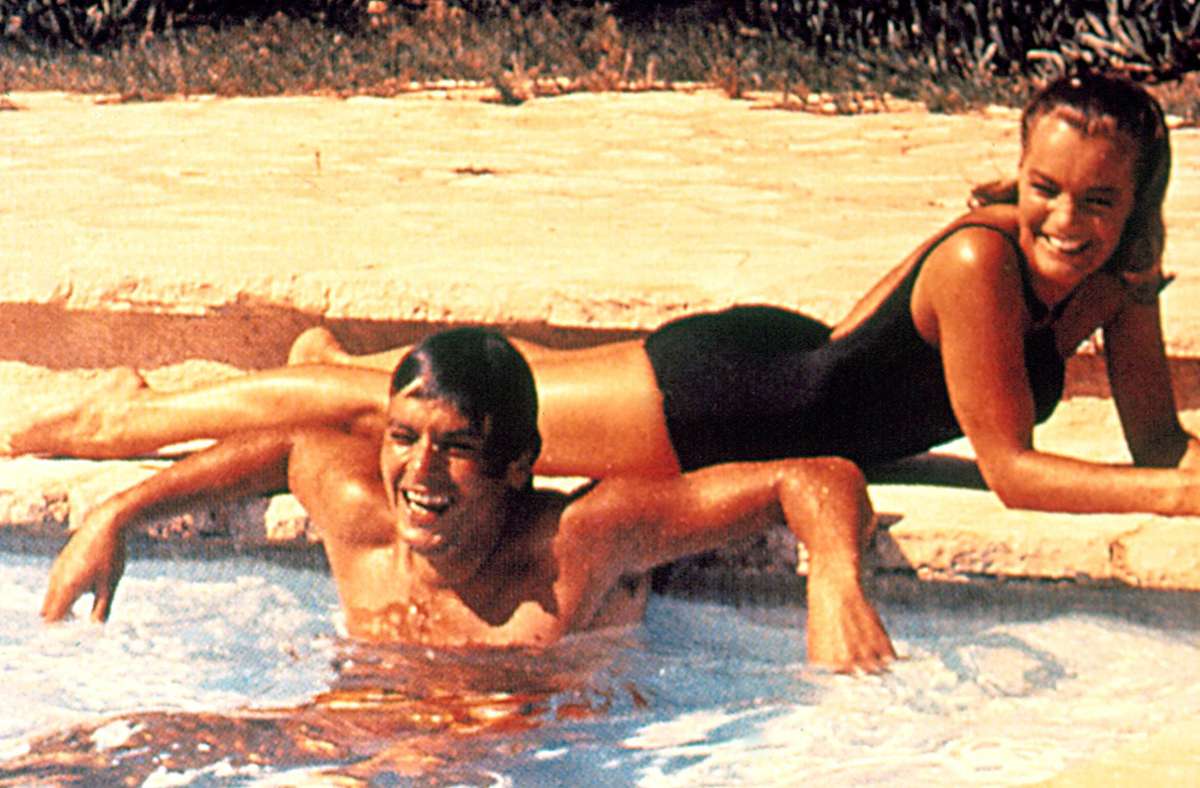Alain Delon und Romy Schneider in „Der Swimmingpool“ (1969)