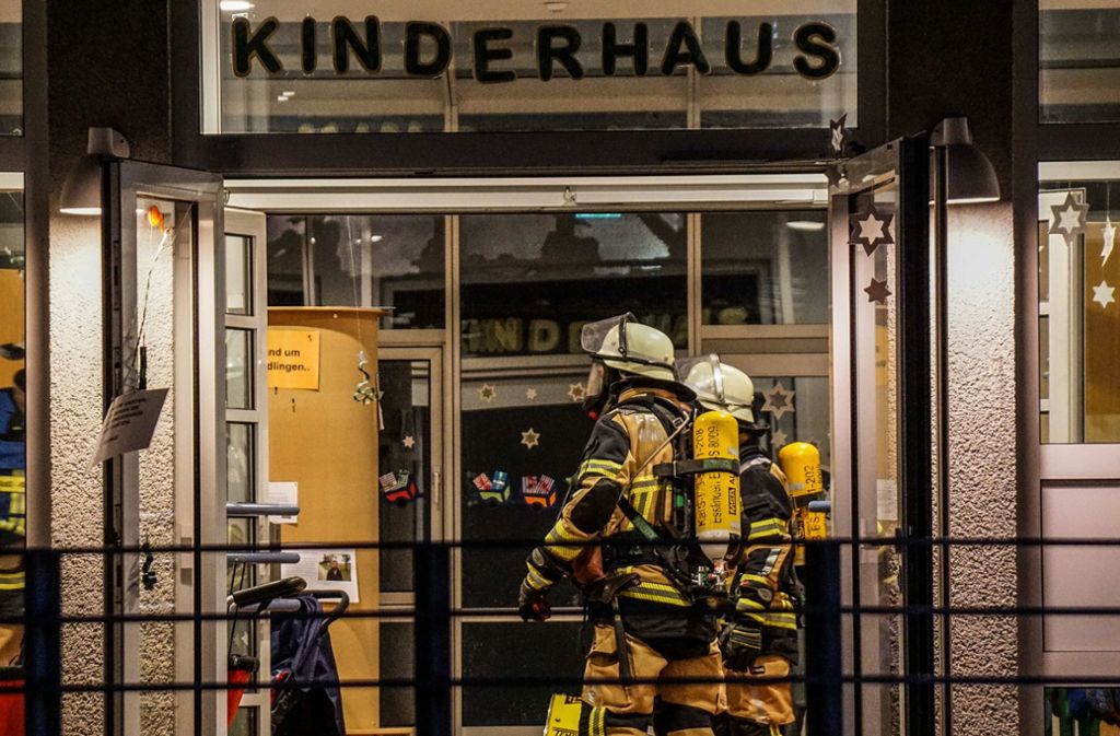 In einem Kindergarten in Wendlingen ist am Mittwochmorgen ein Brand ausgebrochen.