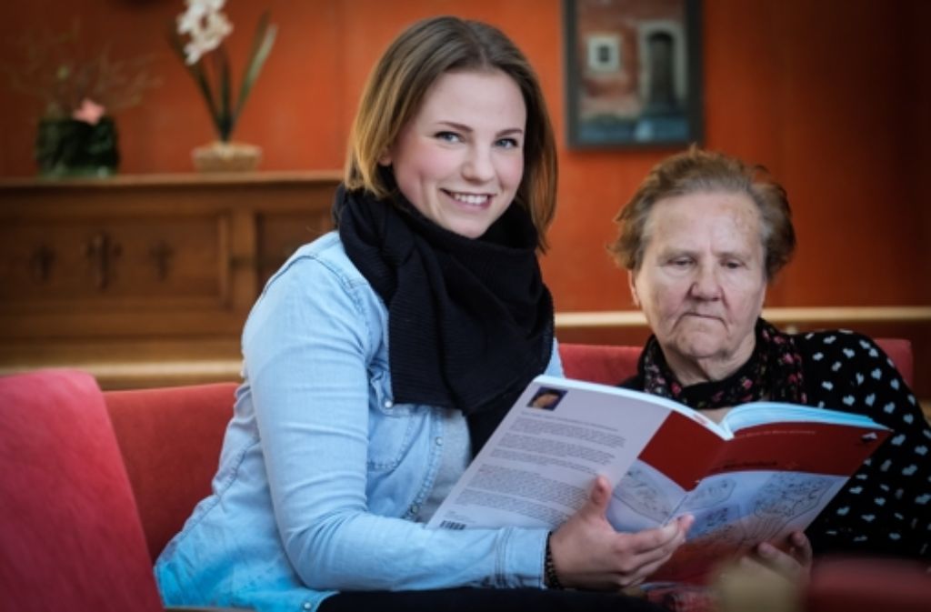 Julia Schäuble engagiert sich für demenzkranke Senioren im Gradmann Haus in Kaltental.