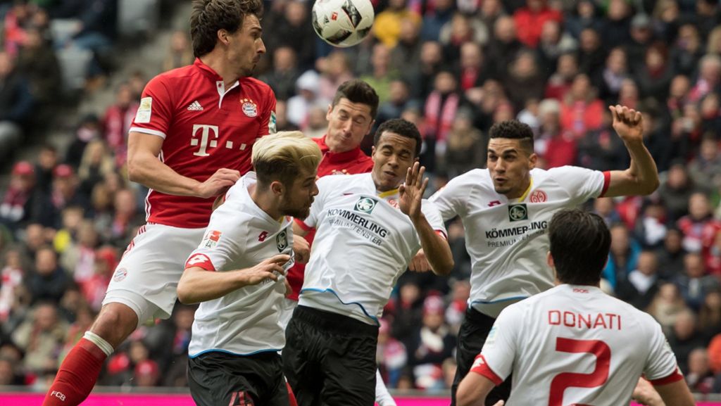Fußball-Bundesliga: Mainz ärgert Bayern - Darmstadt verschiebt Abstieg