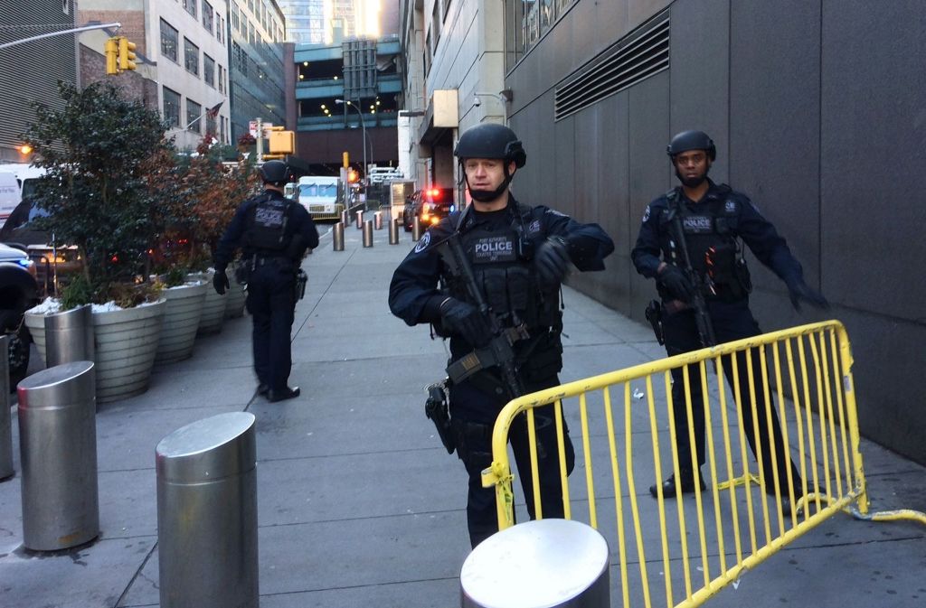 Die New Yorker Polizei ist in Alarmbereitschaft.