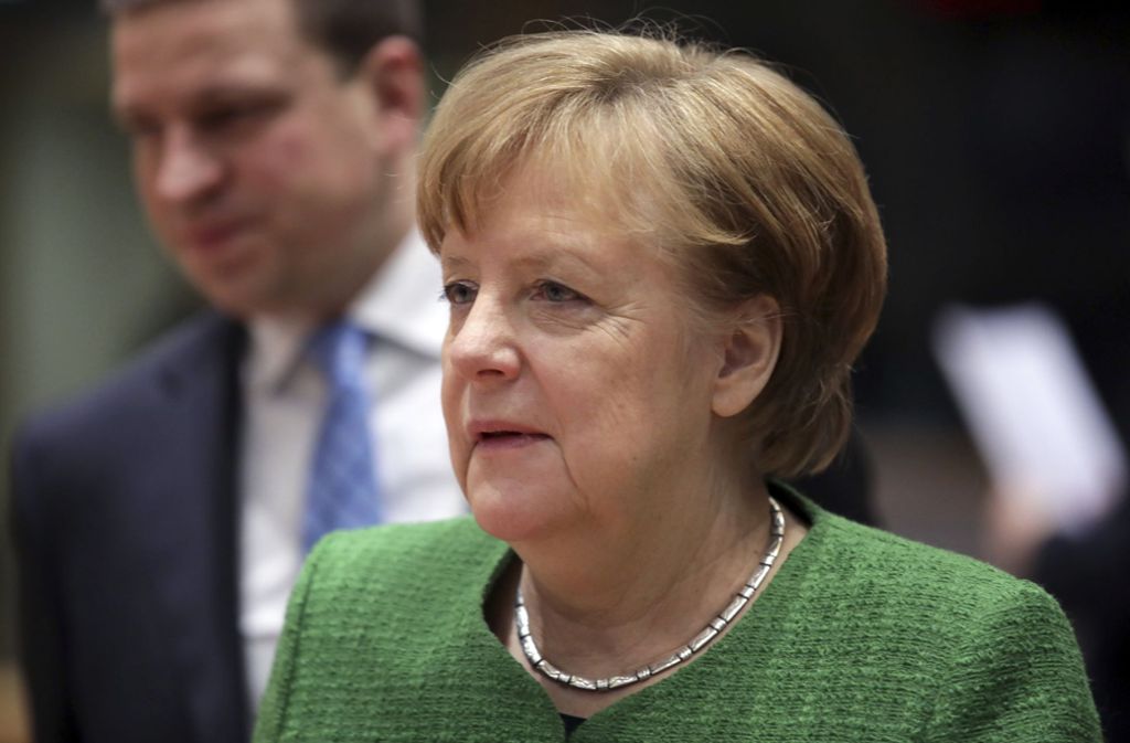 Angela Merkel sendet Frankreich aus Brüssel Beileidsbekundungen Foto: AP