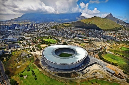 Das WM-Stadion in Kapstadt steht die meiste Zeit über leer. Foto: dpa