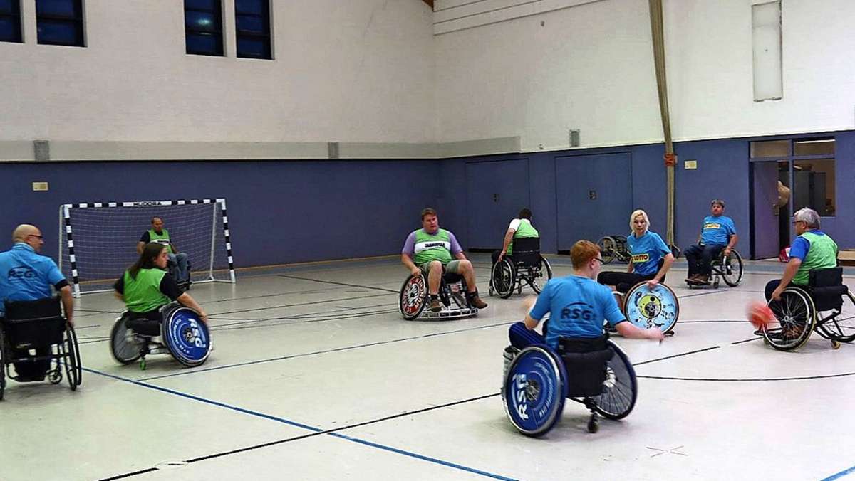 Rollstuhlhandball in Ludwigsburg: Handballer wollen etwas ins Rollen bringen
