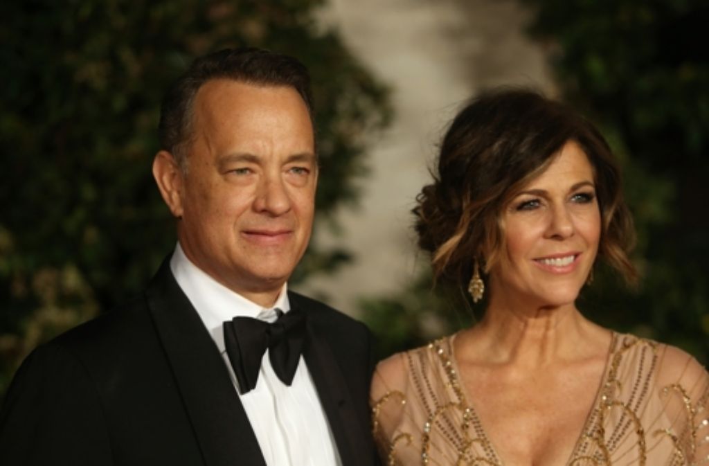Schauspieler Tom Hanks und seine Frau Rita Wilson