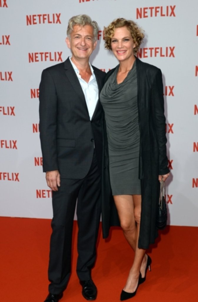 Schauspieler Dominic Raacke (links) mit Freundin Alexandra Rohleder.