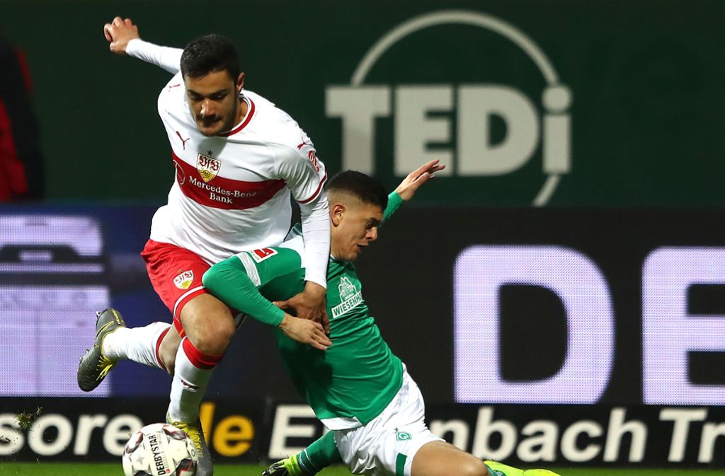 Ab der 60. Minute gewann Bremen wieder die Oberhand. Aber der VfB kämpfte.