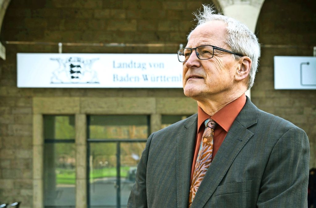 Bernd Grimmer will  ein sympathisches Gesicht seiner  Partei sein. Foto: Lichtgut/Achim Zweygarth