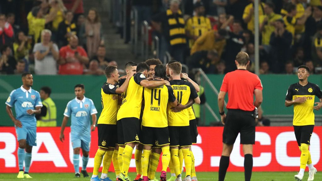 DFB-Pokal: Borussia Dortmund und 1. FC Nürnberg sind eine Runde weiter