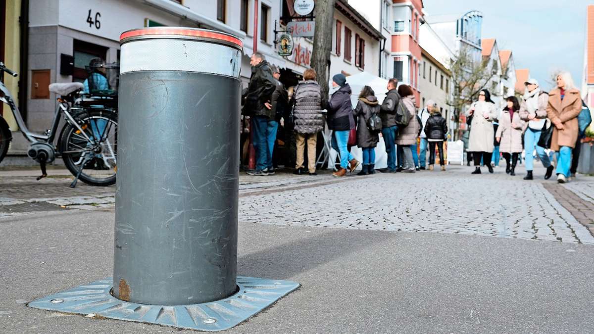 Kirchheimer Innenstadt: Wenn der Poller streikt
