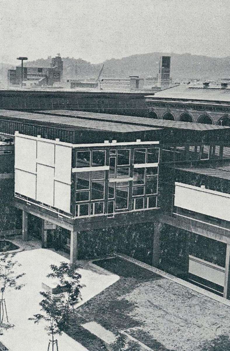 1970 war der Neubau der Landesbibliothek fertig.