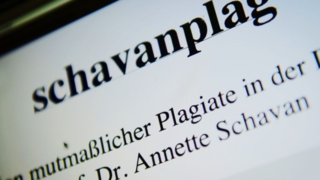 Plagiatsverdacht gegen Schavan: Nur Informationen aus zweiter Hand