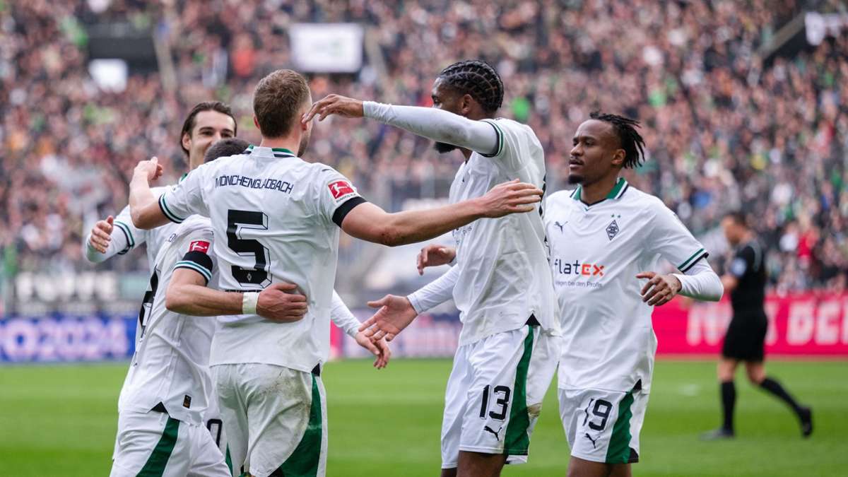 23. Spieltag: Furioser Heimerfolg: Gladbach feiert ersten Rückrundensieg