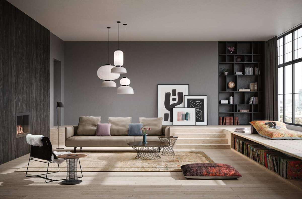 Zum Beispiel das Sofa „Muud“, das mit seinen weichen Kissen und seiner luftigen Anmutung perfekt für kleinere urbane Grundrisse geeignet ist.