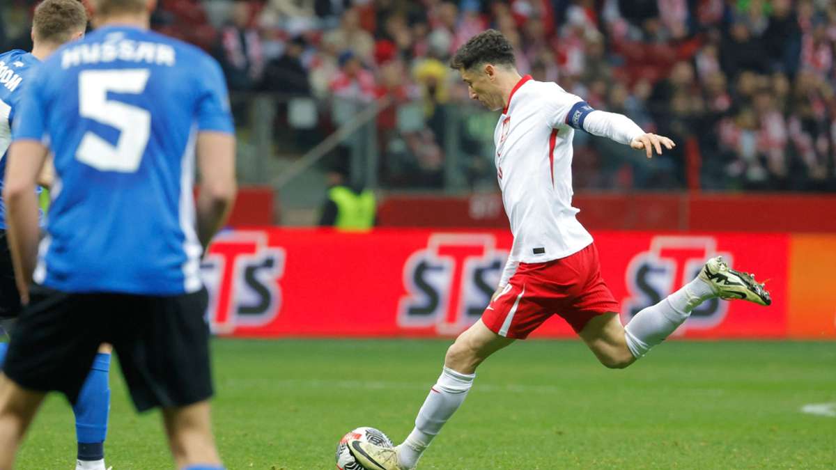 Playoff-Halbfinale: Lewandowski und Polen nur noch einen Schritt von der EM entfernt