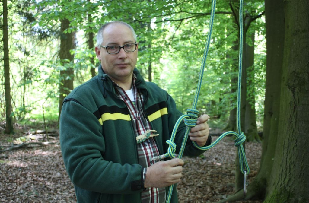 Udo Winkler ist Forstwirtschaftsmeister und Baumkletterer.