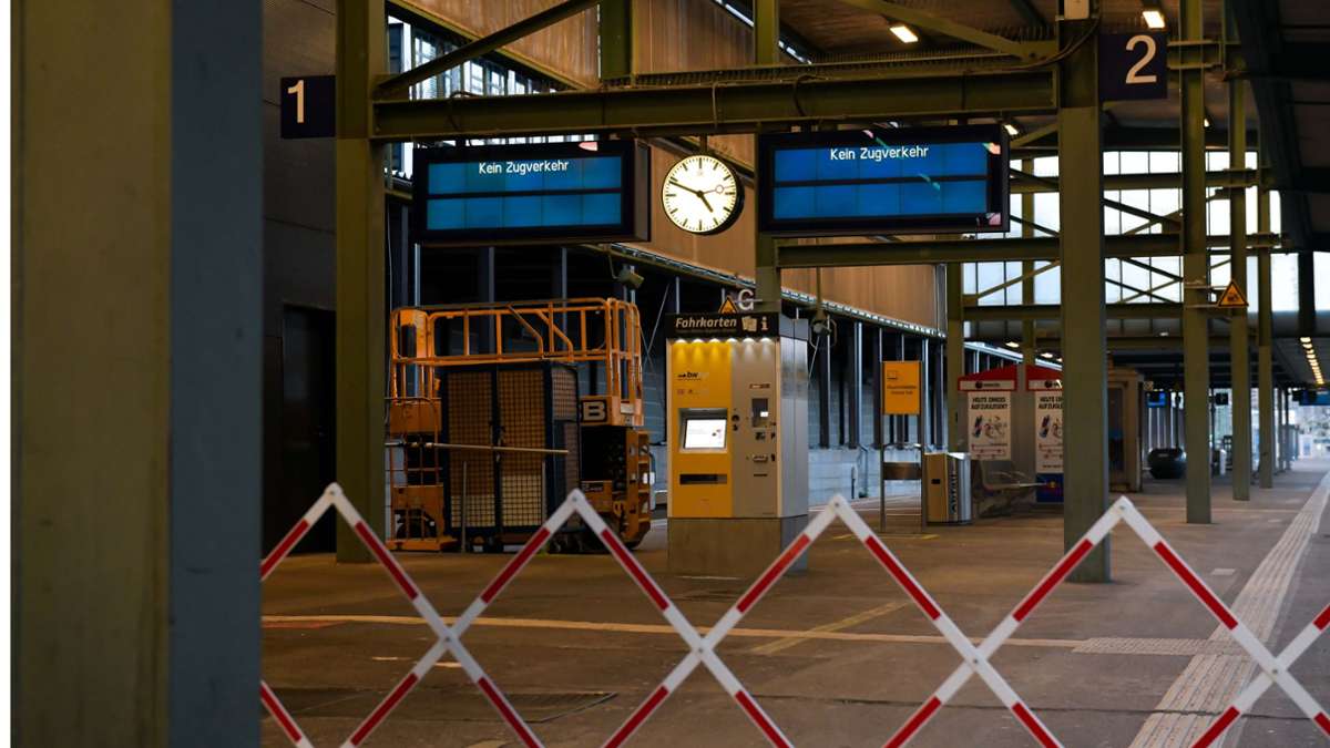 Gesperrter S-Bahntunnel in Stuttgart: Hier klemmt es beim Ersatzverkehr für die S-Bahn